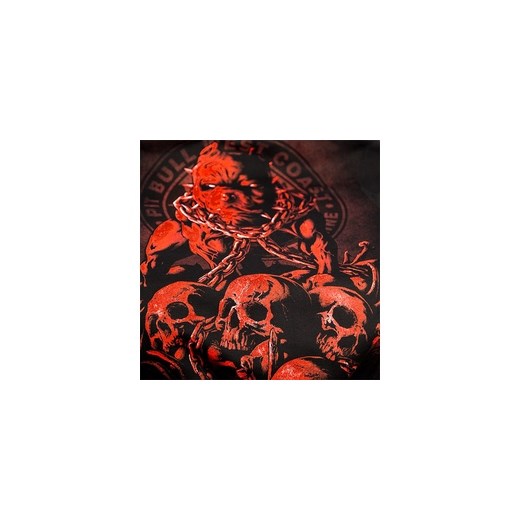 Bluza z kapturem Pit Bull Skull Dog 17 - Czarna (127032.9000) Pit Bull West Coast / Usa ?Zbrojownia.pl czerwony XXL ZBROJOWNIA