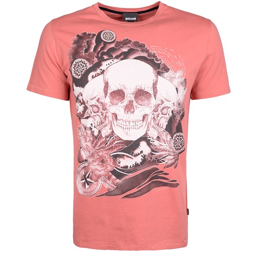 Just Cavalli T-shirt  rozowy M wyprzedaż ubierzsie.com 