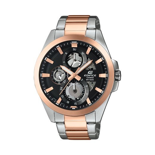 Zegarek męski CASIO EDIFICE ESK-300SG-1AVUEF srebrny, złoty Casio Oficjalny sklep Allegro