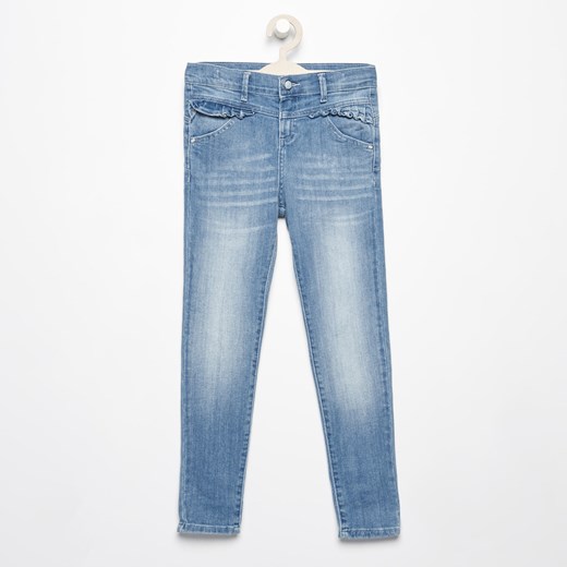 Reserved - Spodnie jeansowe slim fit - Niebieski  Reserved 164 