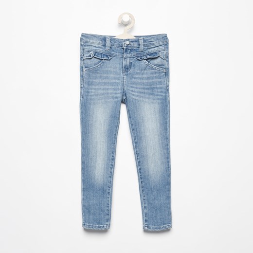 Reserved - Spodnie jeansowe slim fit - Niebieski  Reserved 104 