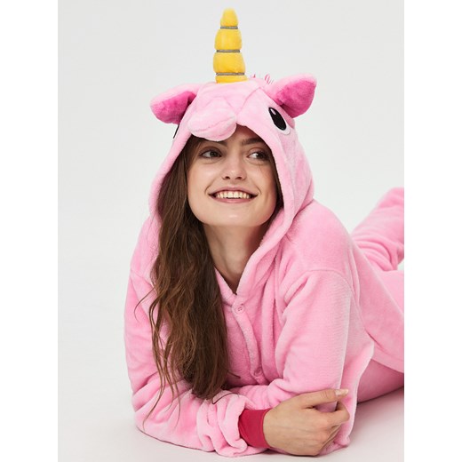 Sinsay - Onesie jednorożec - Różowy  Sinsay M/L 