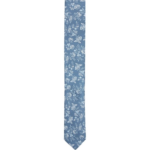 krawat platinum niebieski classic 243  Recman  