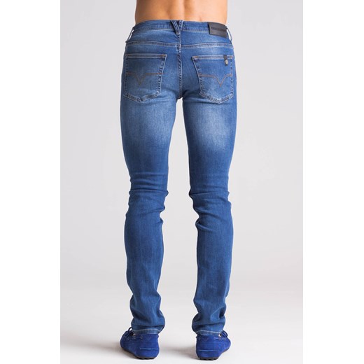 Niebieskie jeansy męskie Slim Fit Versace Jeans  38 Velpa.pl