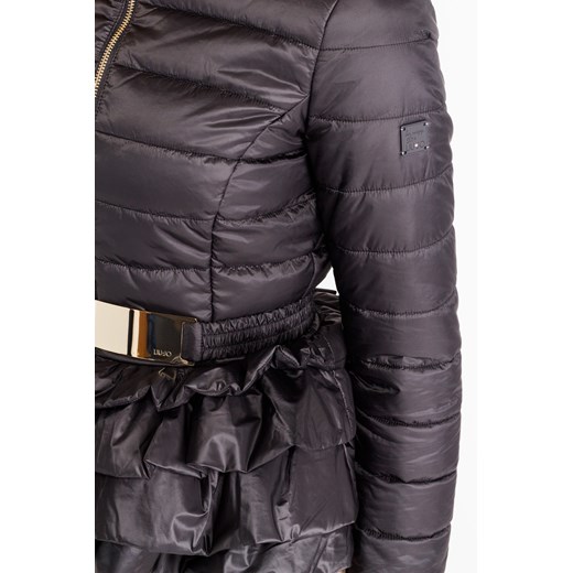 Czarna kurtka z baskinką  Liu Jo 44 Velpa.pl