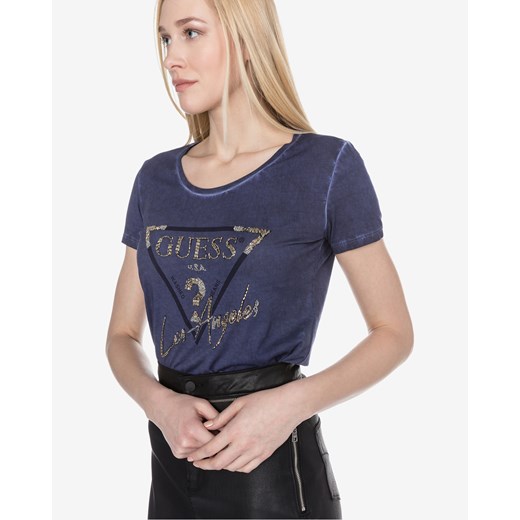 Guess Los Angeles Koszulka L Niebieski