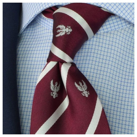 Krawat jedwabny klubowy (orzeł) Republic Of Ties   