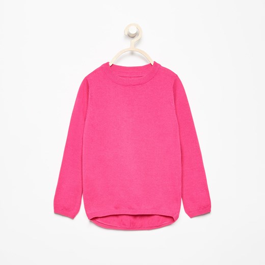 Reserved - Bawełniany sweter z kokardkami na plecach - Różowy Reserved rozowy 116 