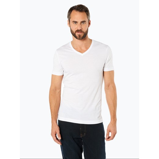 Ragman T-shirty pakowane po 2 szt. Mężczyźni Bawełna biały jednolity ze sklepu vangraaf w kategorii T-shirty męskie - zdjęcie 47687895