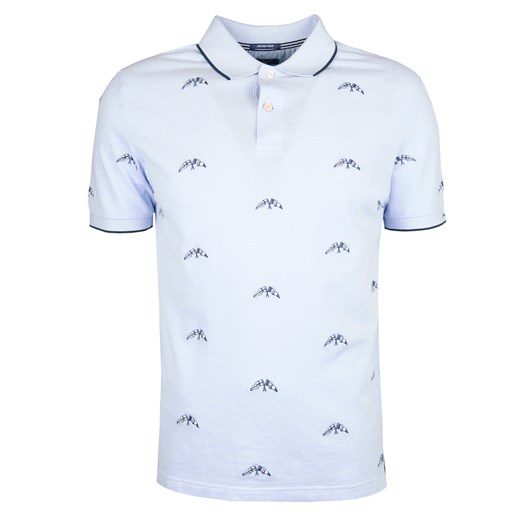 Gant Koszulka Polo "Pique" fioletowy  L ubierzsie.com wyprzedaż 