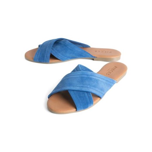 Sandały z rzemykami niebieski Pieces 40 AboutYou