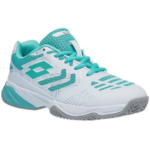 Buty tenisowe juniorskie Lotto Stratosphere V Jr L - white/green thai Lotto mietowy 35 Strefa Tenisa