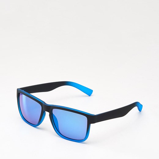 Cropp - Okulary przeciwsłoneczne - Niebieski niebieski Cropp One Size 