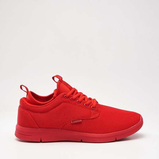 Cropp - Sneakersy z profilowaną podeszwą - Czerwony
