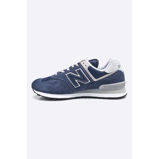 Buty sportowe męskie New Balance new 575 granatowe wiązane skórzane na wiosnę 