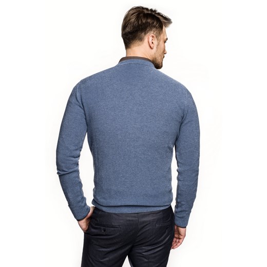 sweter cilian półgolf niebieski  Recman XL 