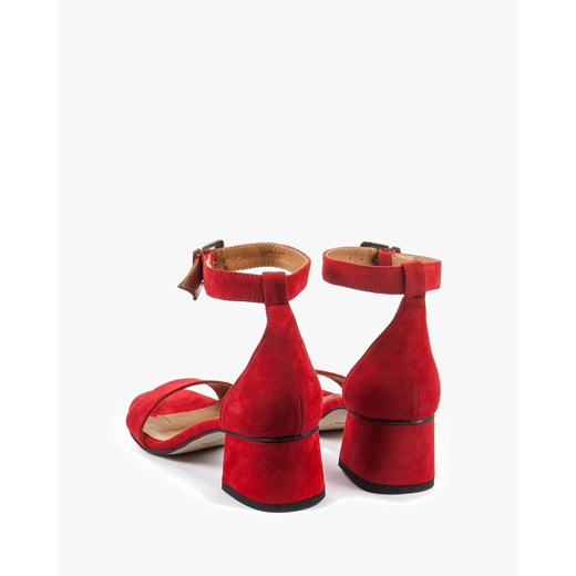 Czerwone sandały 2148/955 czerwony Oleksy 38 Oleksy - producent obuwia