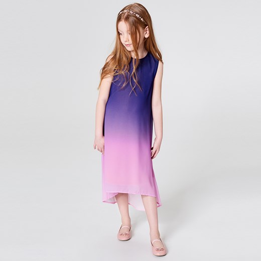 Mohito - Dziewczęca sukienka z efektem ombre little princess - Wielobarwn Mohito  152 
