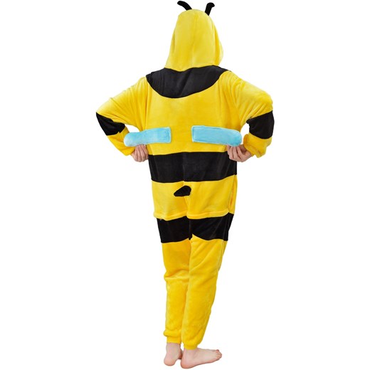 Piżama kigurumi jednoczęściowe przebranie kostium z kapturem – pszczółka zolty  L world-style.pl