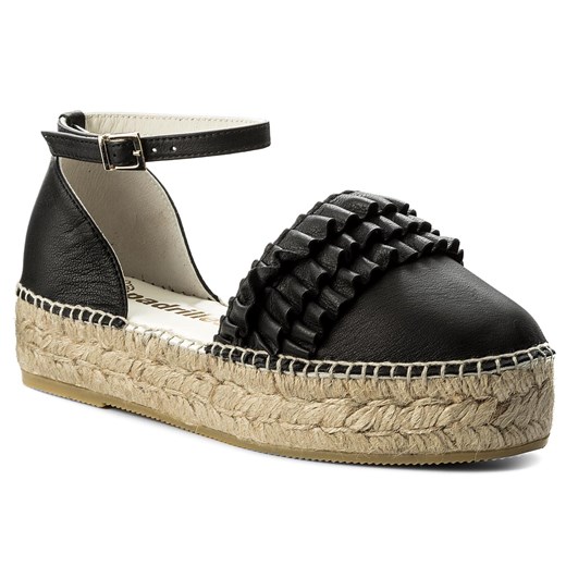 Espadryle ESPADRILLES - Didi.P 20305-21832-1 Pharos Negro Espadrilles  41 eobuwie.pl