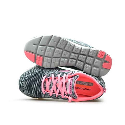 Adidasy Skechers 12756/CCCL Szare/Różowe Skechers szary  Arturo-obuwie