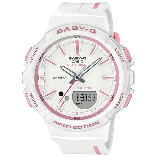 Zegarek damski Casio BABY-G BGS-100RT-7AER z krokomierzem Casio   alleTime.pl