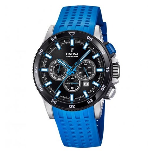 Zegarek Męski FESTINA F20353/7 Chrono Bike 2018 20353/7 niebieski Festina  okazja otozegarki 