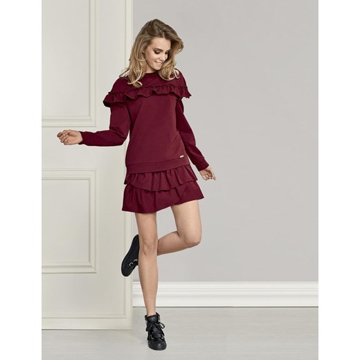 Spódnica MISHA 63 Burgund -