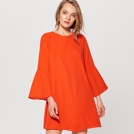 Mohito - Ladies` dress - Czerwony pomaranczowy Mohito 34 