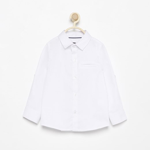 Reserved - Elegancka biała koszula - Biały bialy Reserved 68 