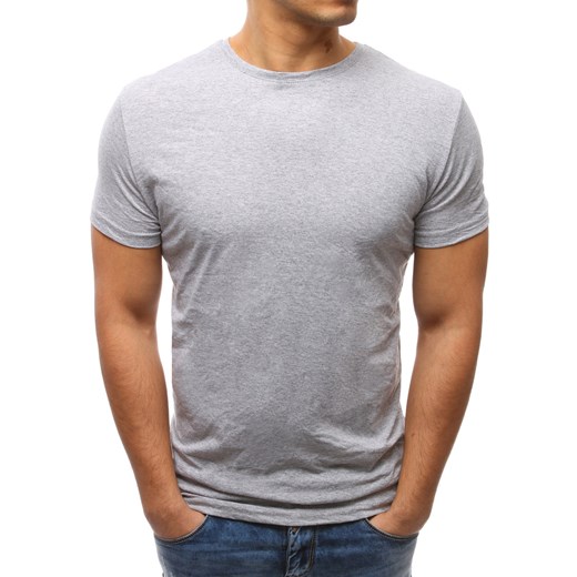 T-shirt męski gładki szary (rx2637) Dstreet  M promocja  