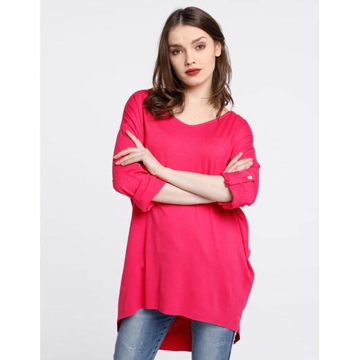 BLUZKA - TUNIKA 53-985 FUXIA Unisono M
