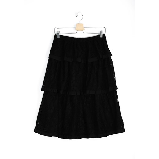 Czarna Spódnica Triple Frill Renee czarny S, M, L Renee odzież