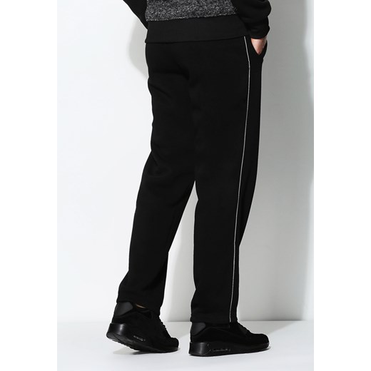 Czarne Spodnie Dresowe Thin Line