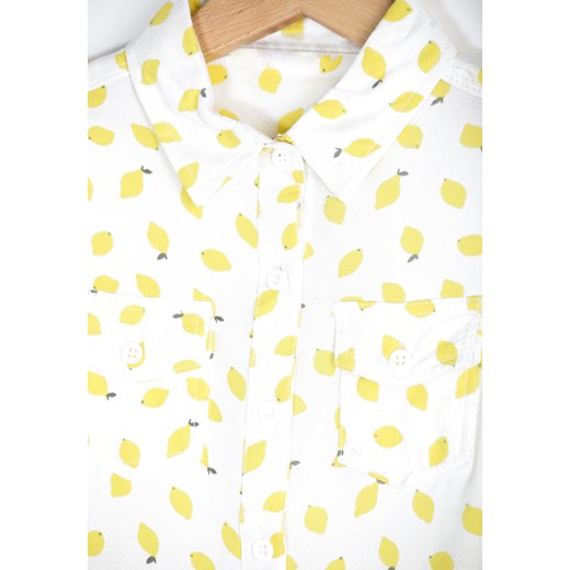Biało-Żółta Koszula Lemony