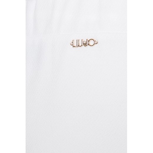Spódnica Liu•jo z poliestru biała gładka midi 