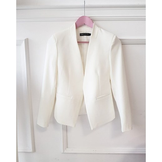 Marynarka Belen white szary M Butik Latika