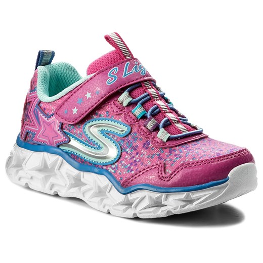 Półbuty SKECHERS - Galaxy Lights 10920L/NPMT Neon/Pink/Multi Skechers rozowy 32 eobuwie.pl