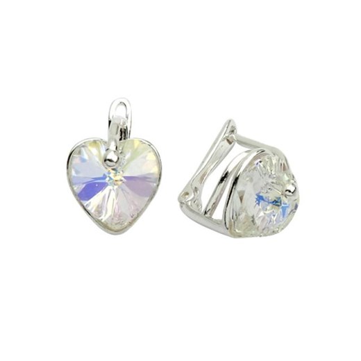 Srebrne kolczyki z kryształami Swarovskiego Crystal AB K3 1700