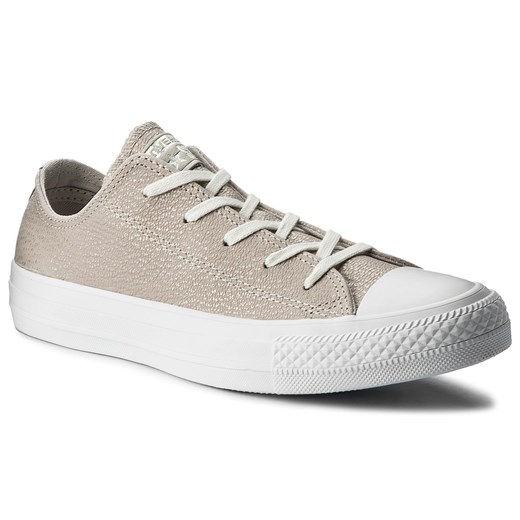 Trampki CONVERSE - Ctas Ox 559884C Pale Putty/Silver/White bezowy Converse 39 eobuwie.pl