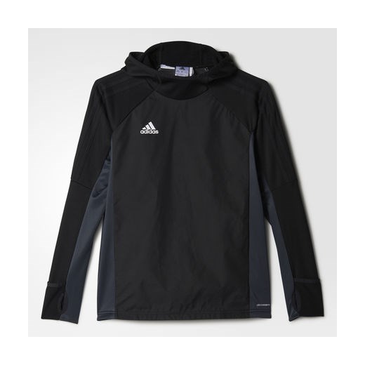 Bluza Tiro 17 Warm Top czarny Adidas 140 