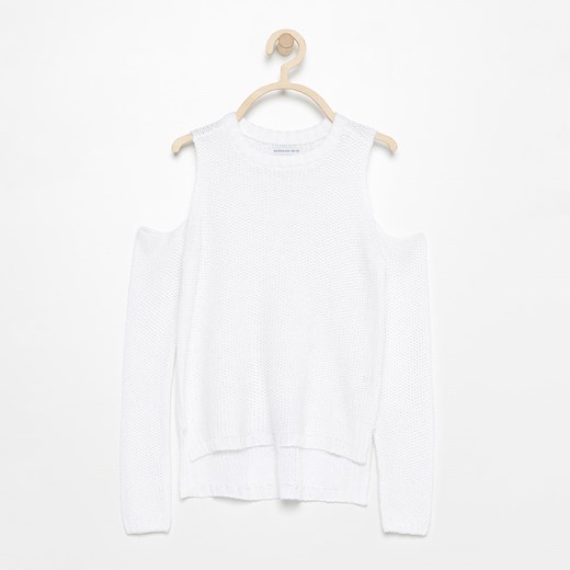 Reserved - Sweter z odkrytymi ramionami - Biały Reserved  134 