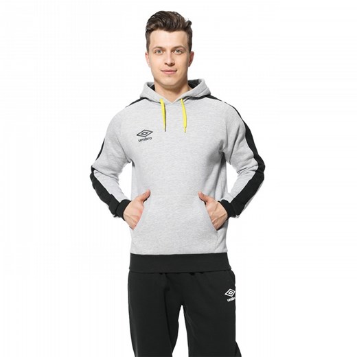 UMBRO BLUZA CONTRAST PANEL FLE HOODIE Umbro szary XXL wyprzedaż 50style.pl 