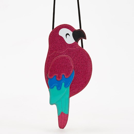 Reserved - Torebka papuga - Różowy czerwony Reserved One Size 