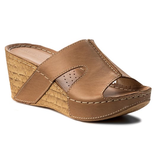 Klapki LASOCKI - 1465-01 Camel 1 Lasocki 40 eobuwie.pl