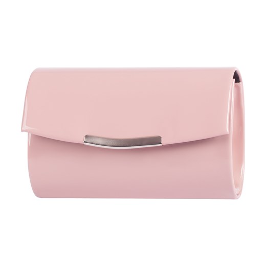 Elegancka torebka damska owalna wizytowa kopertówka Mb Classic Bag rozowy  MBclassic-Bag