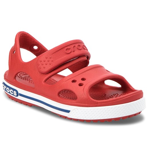 Sandały CROCS - Crocband II Sandal Ps 14854 Pepper/Blue Jean  Crocs 25 eobuwie.pl