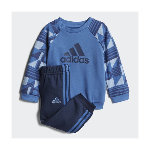 Dres frotté Printed Adidas niebieski 86 