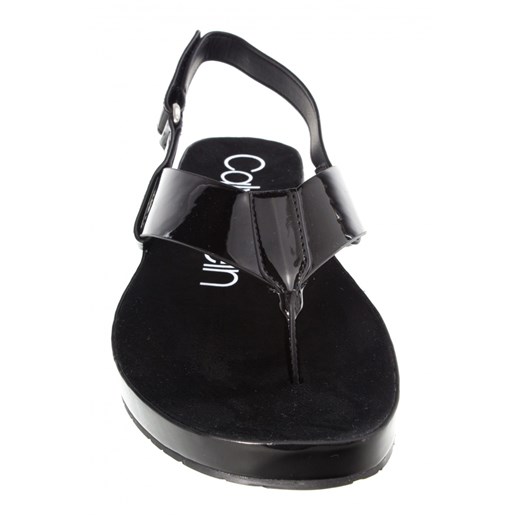 Japonki Manira Patent E6694 Black Calvin Klein czarny Ego w Calvin Klein Japonki Manira Patent E6694 Black Ceny i