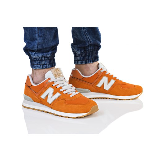 BUTY NEW BALANCE 574 ML574OUD pomaranczowy New Balance 44.5 Natychmiastowo